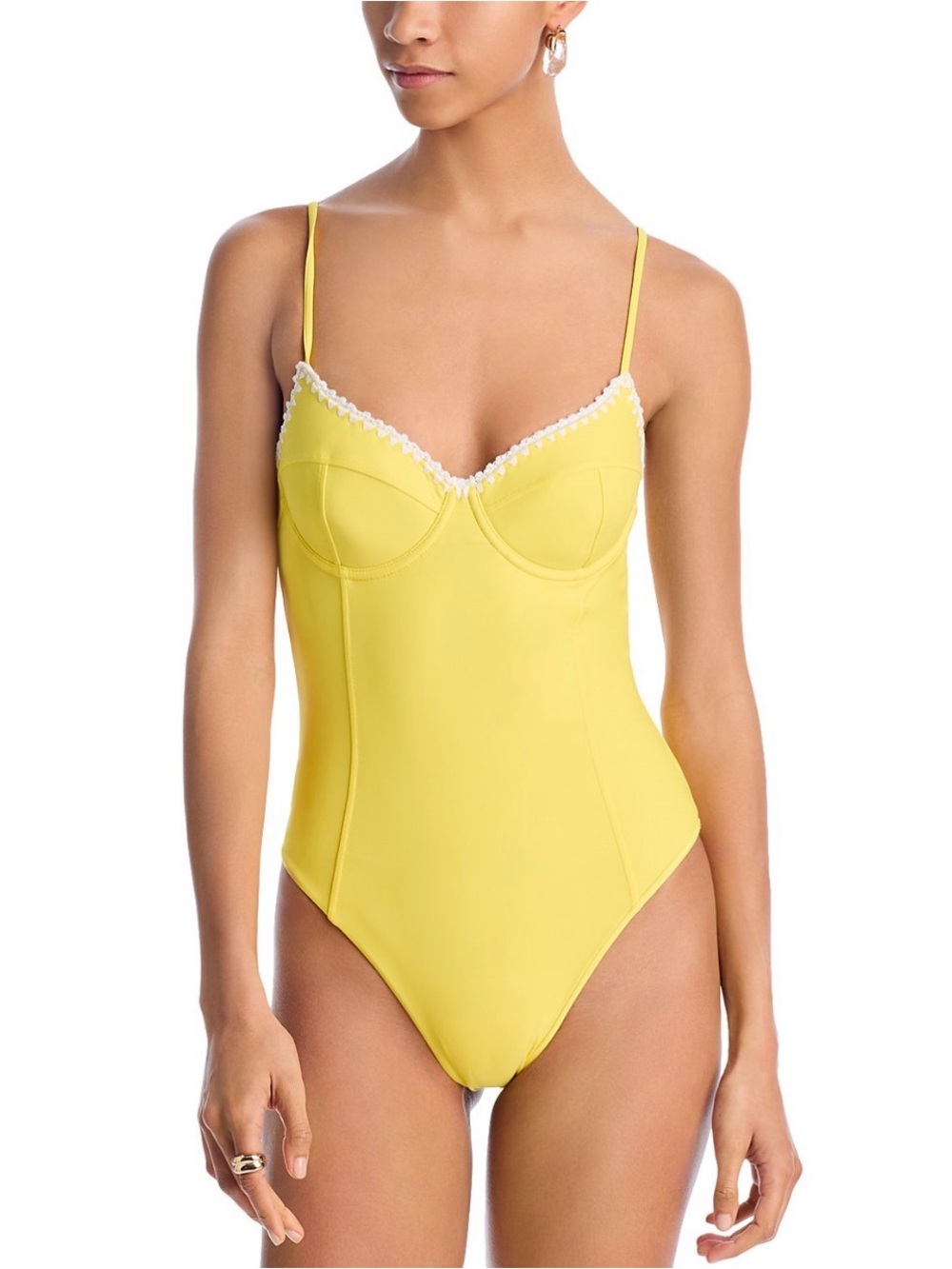 Ramy brook addisyn swimsuit size small yellow